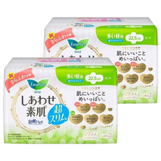 Laurier 蕾妮亞 舒膚Free 素肌衛生棉 日用量多型, 22.5cm, 20片, 2包