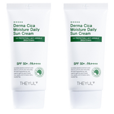 THEYUL Derma積雪草日常保濕防曬乳 SPF50+ PA++++, 50g, 2條