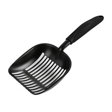 세이코코아 고양이 스틸 모래삽 일반형, 블랙, 1개