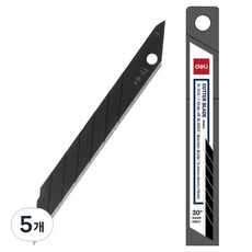 deLi 得力 30度角度切刀刀片 小型 10入, 5個