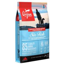 Orijen 歐睿健 台灣公司貨 Dog 六種鮮魚犬 無穀配方 乾飼料, 野生漁獲 + 新鮮蔬果, 6000g, 1袋