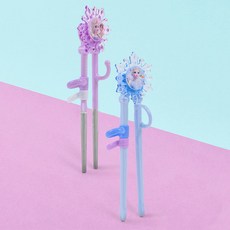 LILFANT 冰雪奇緣2學習筷 2款, 藍色+紫色, 1組