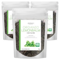 다비앙 유기농 레몬밤, 25g, 3개, 1개입