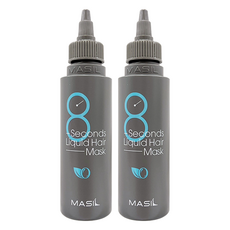 MASIL 8秒護髮髮膜 豐盈蓬鬆, 100ml, 2瓶