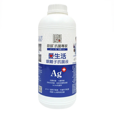 AII-in 歐銀 銀離子抗菌液補充瓶 淡香, 1L, 1瓶