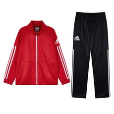 adidas 愛迪達 兒童 3S+ TRA 運動服套裝