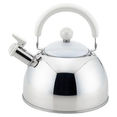 PEARL LIFE 珍珠金屬 2.5L白色琺瑯水壺 IH適用 Crevia HB-5225, 2.5L, 白色, 1入