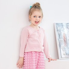 WALTONKIDS 女童款可愛涼感網紗開襟衫