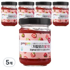 곰곰 저칼로리 딸기잼, 320g, 5개