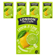 LONDON F&H 芙賀茶 檸檬萊姆皮茶包, 2g, 20包, 5盒