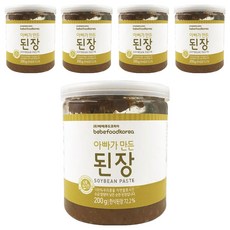 bebefood 寶寶福德 韓式大醬 200g 韓國產, 5罐