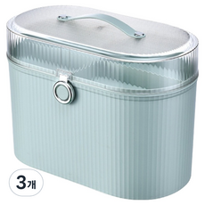 Dailycoo 便利家用急救箱 淺藍色 22.6 x 17.7 x 15.5, 3個