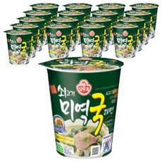 오뚜기 쇠고기미역국라면 컵 60g, 18개