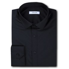 COSLON 남성용 슬림 스판 긴팔셔츠