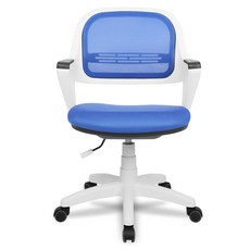 체어포커스 화이트바디 메쉬 알라딘의자 AL-360, 블루