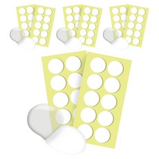 DADA 高強度雙面膠帶 圓形 35mm 20入, 透明, 4個