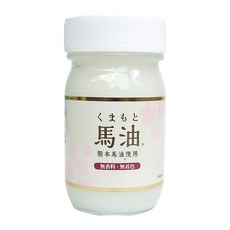 日本熊本 馬油霜, 無香料, 無著色, 70g, 70ml, 1罐
