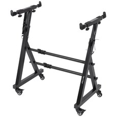 MIGHTY KING 附輪Z型數位鋼琴架 電子琴支架 MKZ230, 黑色, 1個