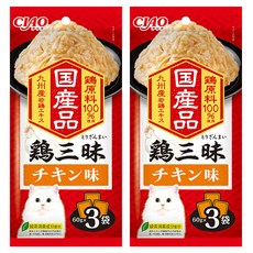 INABA CIAO 啾嚕 豪華三昧餐包, 雞肉, 180g, 2袋