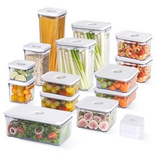 Changsin Living 昌信生活 FRANCO Power Vacuum 強力真空保鮮盒頂級套組, 1套, 真空保鮮盒14件組 + 真空幫浦1入