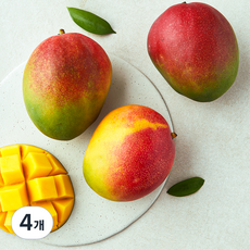 amc올프룻 페루산 애플망고, 4개, 1.2kg (3입)