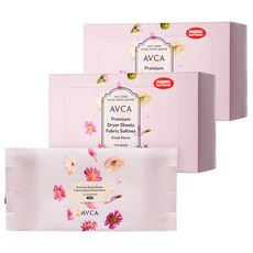 AVCA 頂級烘衣機專用乾衣紙 纖維柔軟精 清新花香 正裝, 2個, 100入