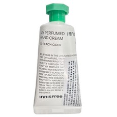 INNISFREE 台灣公司貨 我的香氛護手霜 03 Peach Cider, 30ml, 1條