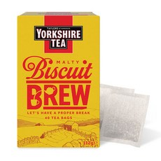 TAYLORS 泰勒茶 Yorkshire Tea比司吉風味紅茶, 2.8g, 40個, 1盒