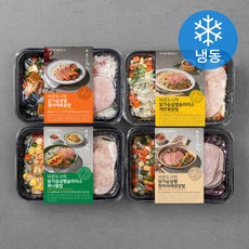 바르닭 바른도시락3 닭가슴살햄 도시락 250g x 2종 + 260g x 2종세트 (냉동), 1세트