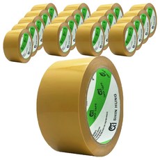 Shin Hung 輕包裝用封箱膠帶 黃色 50m, 18個