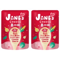JANE's CONGEE 真的粥 豬肉玉米粥 台灣產, 150g, 2包