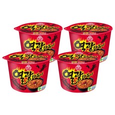 OTTOGI 不倒翁 極辣辣炒年糕風味泡麵 125g, 4入