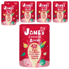 JANE's CONGEE 真的粥 豬肉玉米粥 台灣產, 150g, 6包