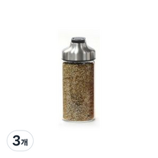 엔에이치비 스테인레스 유리 양념통, 170ml, 3개