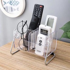 GOODIE FOODIE 角度調節遙控器收納盒, 1個, 透明