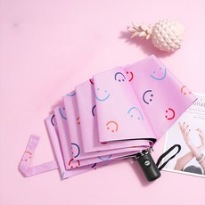 스마일 패턴 3단 자동우산