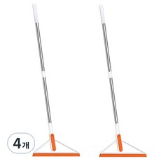 Everythings 除水矽膠刮水器 刮刀 橘色, 4個