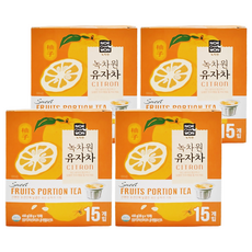 NOKCHAWON 綠茶園 蜂蜜風味柚子茶球, 15顆, 30g, 4盒