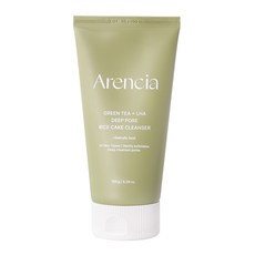 Arencia 綠茶 + LHA 深層毛孔潔顏皂, 1個, 150g