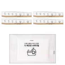 uh homedeco 一次性柔軟沐浴巾, 10入, 4個, 白色