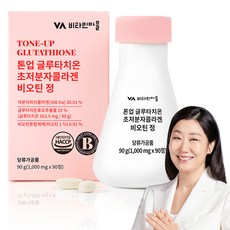 Vitamin Village Tone-up 穀胱甘肽超低分子膠原蛋白生物素 90 克, 90顆, 1盒