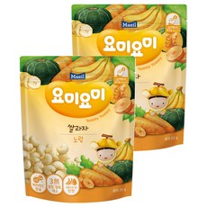 Maeil 每日乳業 Yommy Yommy 心造型米餅, 香蕉南瓜味, 25g, 2包