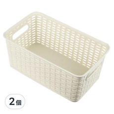 KEYWAY 聯府 藤藝收納籃 4.5L, KGB-102 顏色隨機, 2個