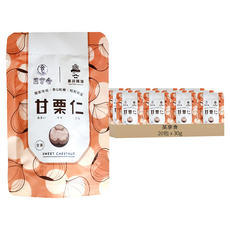 蒸享食 薯叔棒棒精選甘栗仁, 30g, 20包