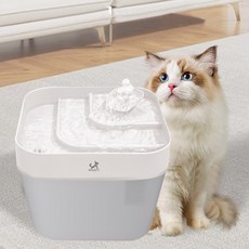 DING DONG PET 寵物Wave自動循環飲水機, 1個, 白色