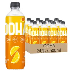 OOHA 氣泡飲 檸檬蜂蜜口味, 500ml, 24瓶