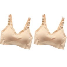 孕婦無縫哺乳內衣 2入