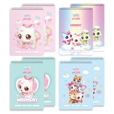 Feelbox Wish Cat 加厚綜合練習簿 4款組 35張, 2套, 混合色
