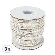 橘之屋 東坡粽繩，棉紗材質，長度43m, 白色, 3捲