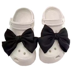 이츠굿텐 왕리본 파츠 실내화 신발꾸미기 13 x 8 cm 2p